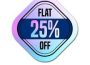 flat 25% off jublie town lahore