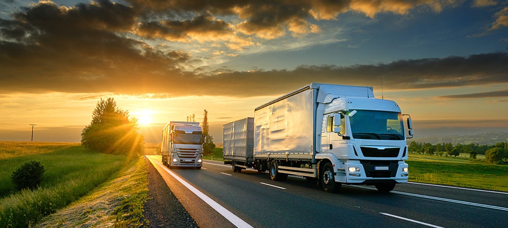 shipping via truck