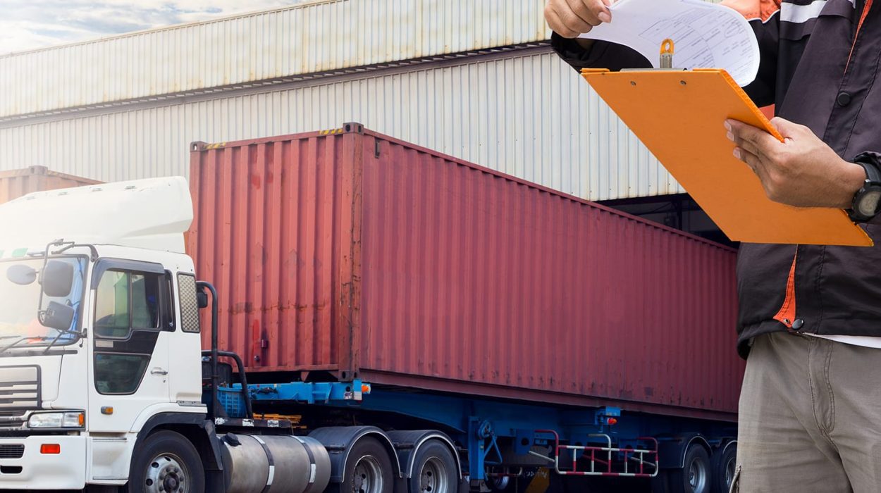 shipping car with personal belongings