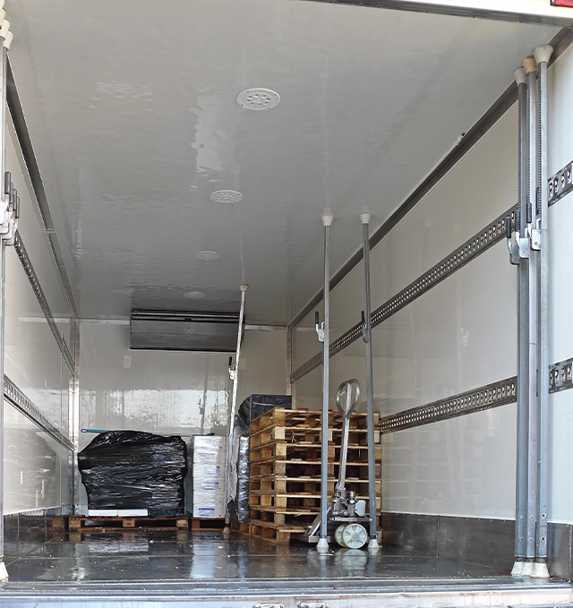 foods on heated truck